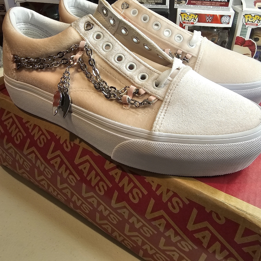 Vans Old Skool Platform Chain Blushingbridesilvr